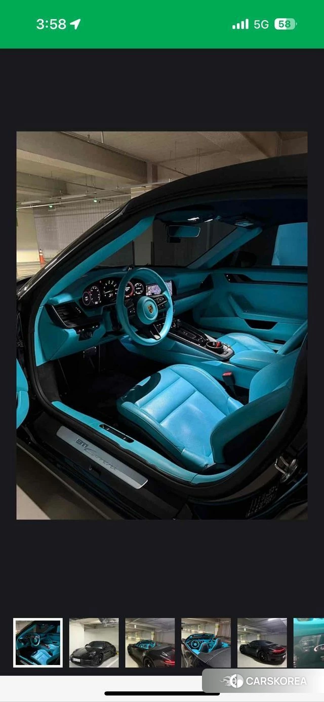 Porsche 911(992) id 4619660 из Кореи 12