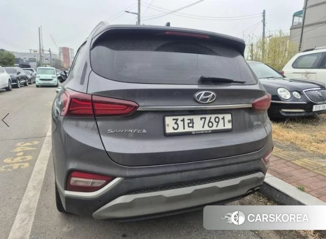 Hyundai Santa Fe TM 2018 Серебристо-серый из Кореи, фото 5