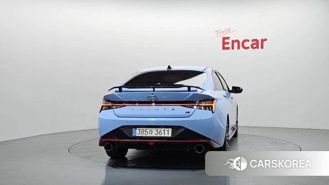 Hyundai Avante (CN7) 2021 Небесно-голубой из Кореи, фото 6