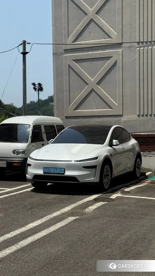 Tesla Model Y 2025 Белый из Кореи, фото 6
