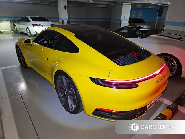 Porsche 911(992) 2020 Желтый из Кореи, фото 6