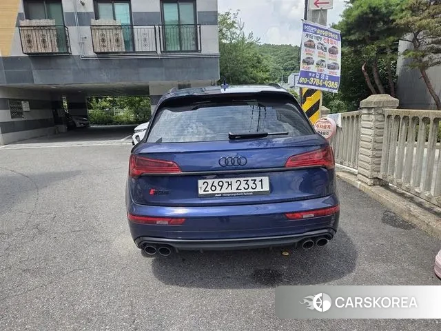 Audi SQ5 (FY) 2021 Синий из Кореи, фото 4