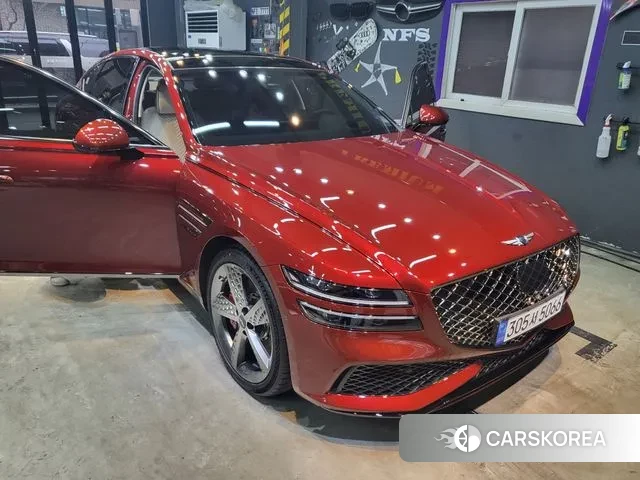 Genesis G80 (RG3) 2023 Оранжевый из Кореи, фото 4