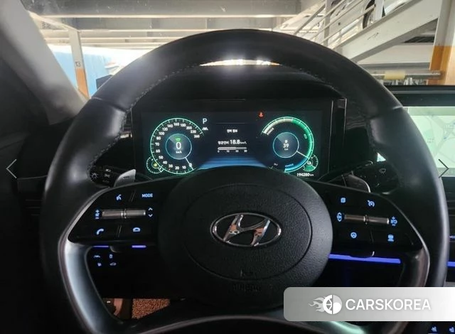 Hyundai The New Grandeur IG Hybrid 2021 Черный из Кореи, фото 4