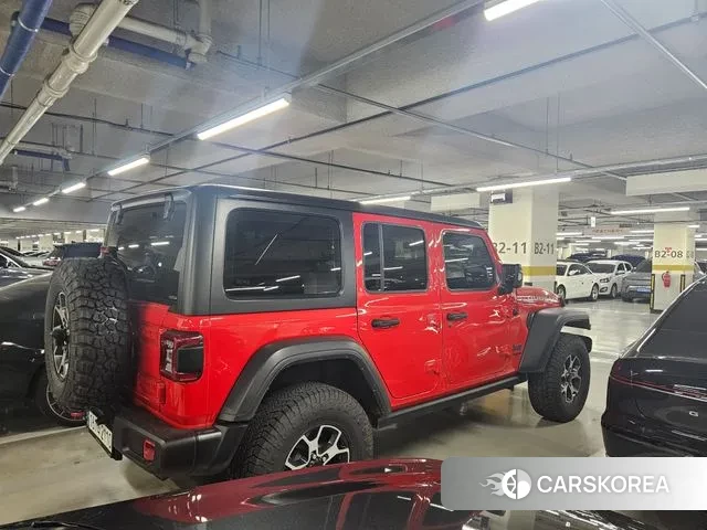 Jeep Wrangler (JL) 2022 Красный из Кореи, фото 4