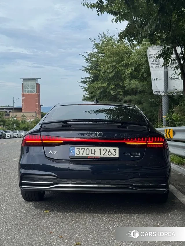 Audi A7 (4K) 2020 Синий из Кореи, фото 4