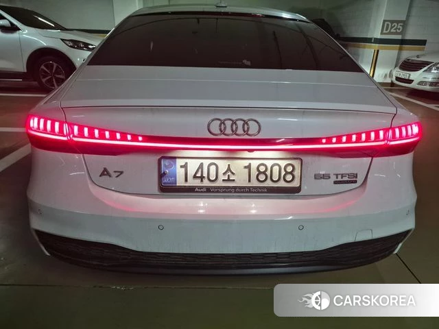 Audi A7 (4K) 2021 Белый из Кореи, фото 4