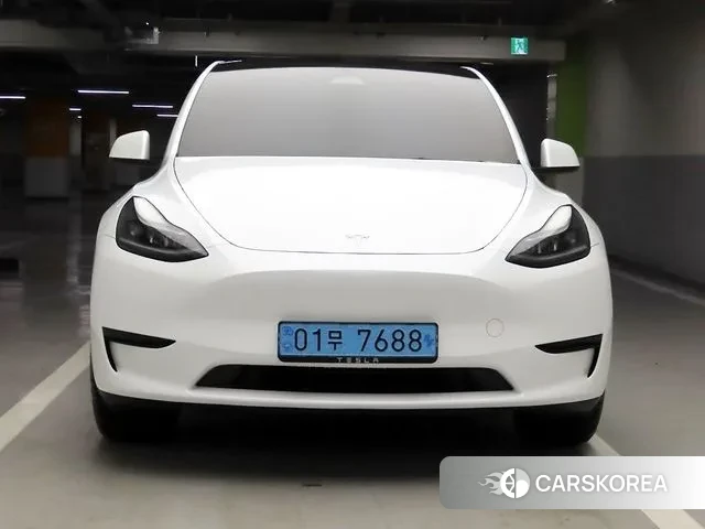 Tesla Model Y 2024 Белый из Кореи, фото 4