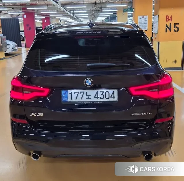 BMW X3 (G01) 2021 Черный из Кореи, фото 5