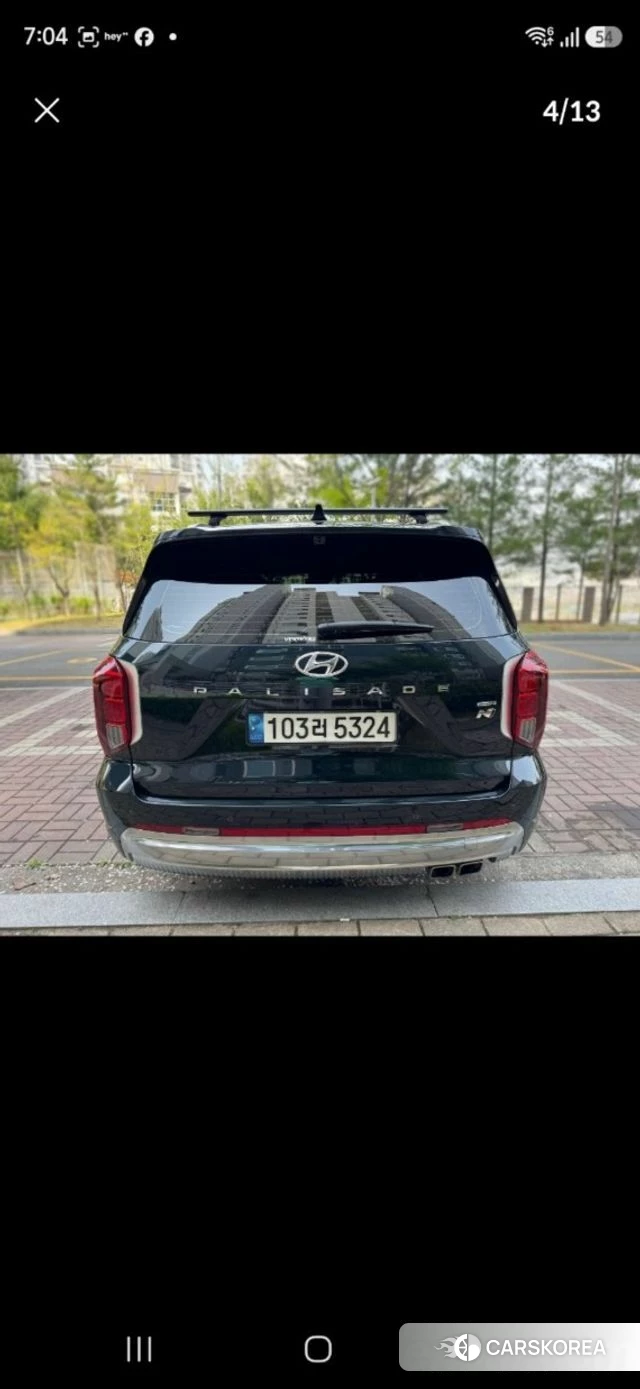 Hyundai The New Palisade 2023 Темно-зеленый из Кореи, фото 4