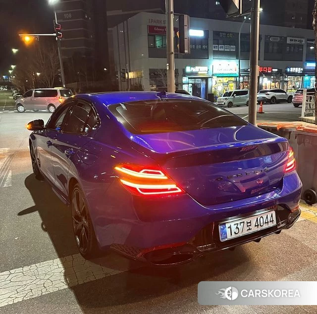 Genesis The New G70 2021 Синий из Кореи, фото 4