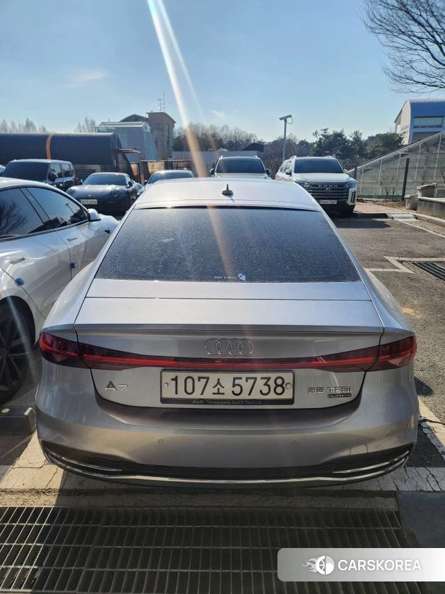 Audi A7 (4K) 2020 Серебряный из Кореи, фото 4
