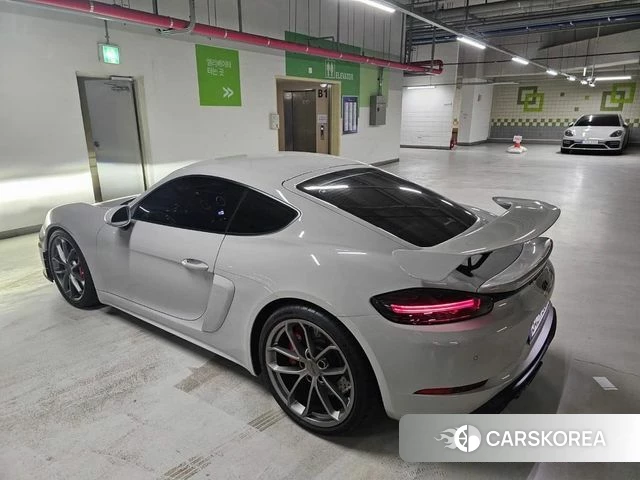 Porsche 718 Cayman 2022 Серебристо-серый из Кореи, фото 4