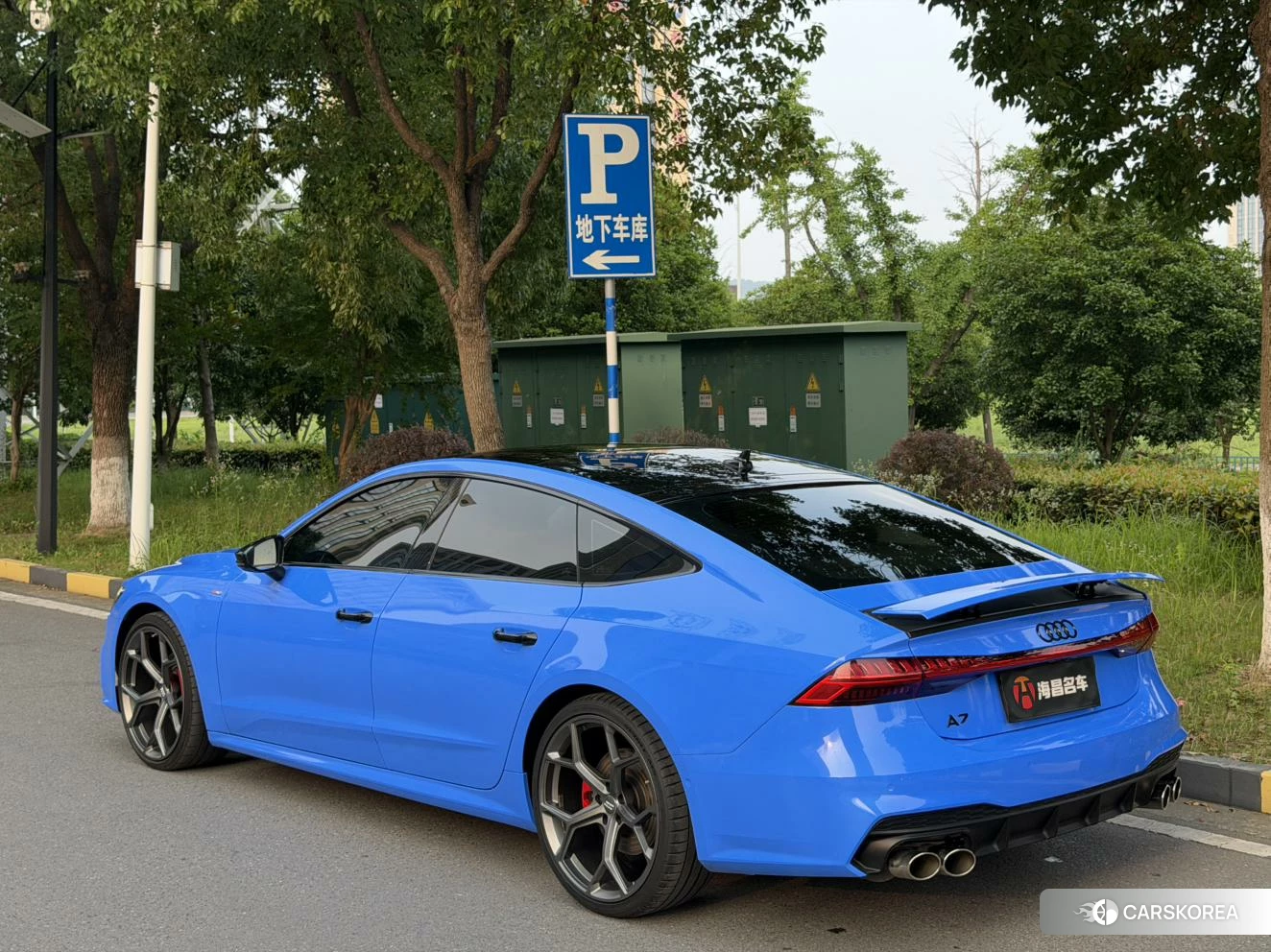 Audi A7 2021 Синий из Китая, фото 4
