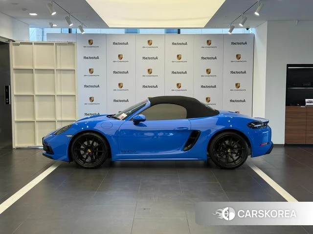 Porsche 718 Boxster 2023 Синий из Кореи, фото 4