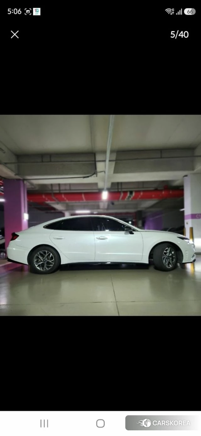 Hyundai Sonata (DN8) 2022 Белый из Кореи, фото 4