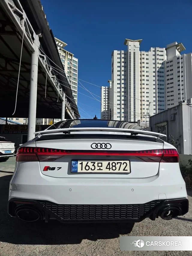 Audi A7 (4K) 2020 Белый из Кореи, фото 4