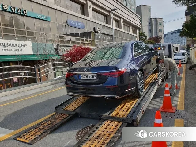 Mercedes-Benz S-Class W223 2022 Синий из Кореи, фото 6