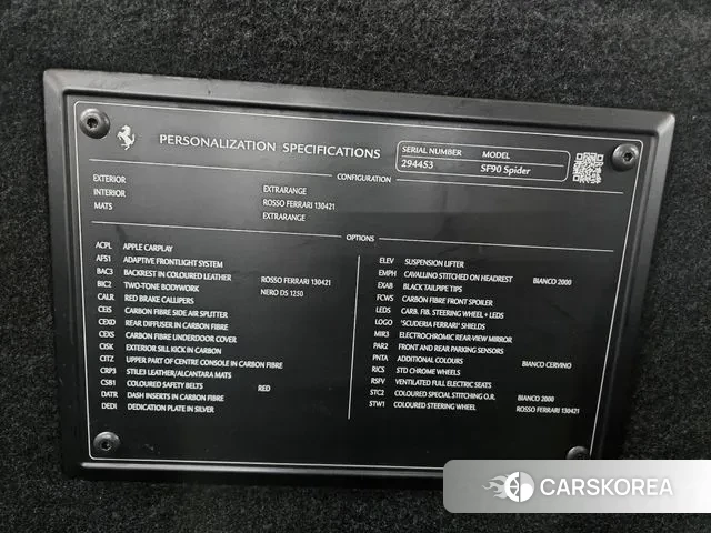 Ferrari SF90 Spider id 3533846 из Кореи 14