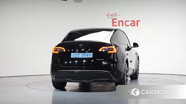 Tesla Model Y 2022 Черный из Кореи, фото 4