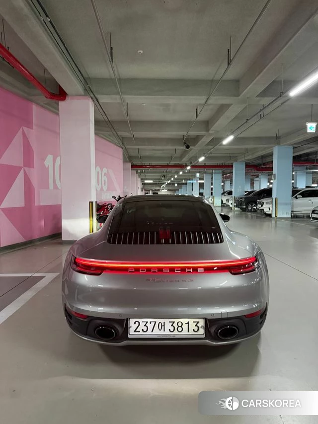 Porsche 911(992) 2020 Серебряный из Кореи, фото 4