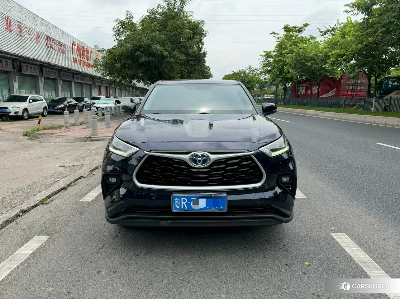 Toyota Highlander 2021 Синий из Китая, фото 4