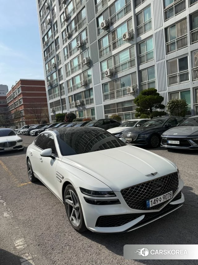 Genesis G80 (RG3) 2022 Белый из Кореи, фото 4