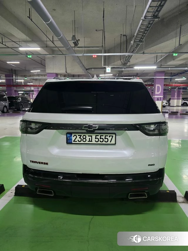 Chevrolet (GM Daewoo) Traverse 2021 Белый из Кореи, фото 5