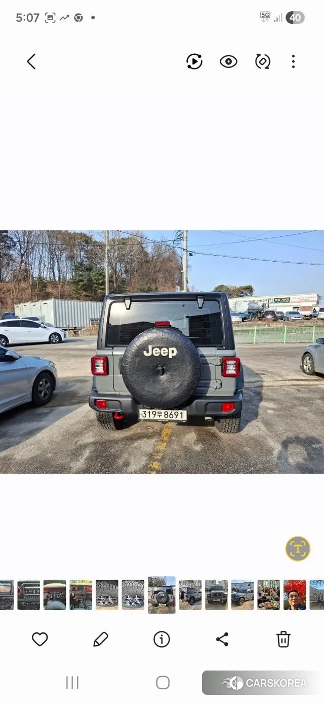 Jeep Wrangler (JL) id 3620286 из Кореи 8