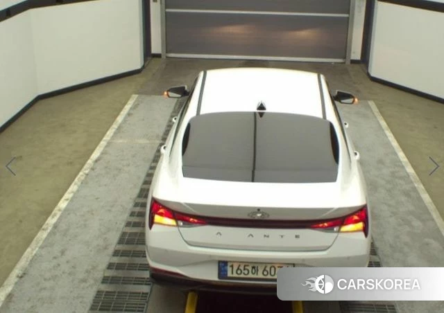 Hyundai Avante Hybrid (CN7) 2021 Белый из Кореи, фото 4