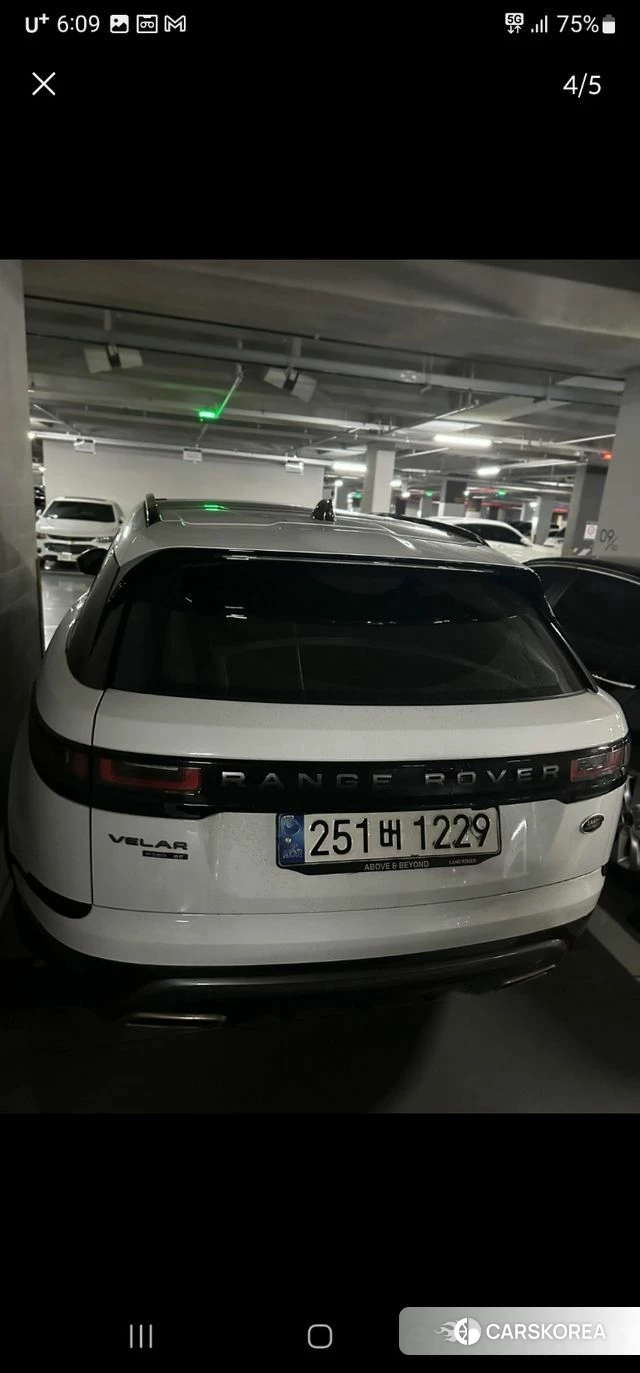 Land Rover Range Rover Velar 2020 Белый двухцветный из Кореи, фото 4