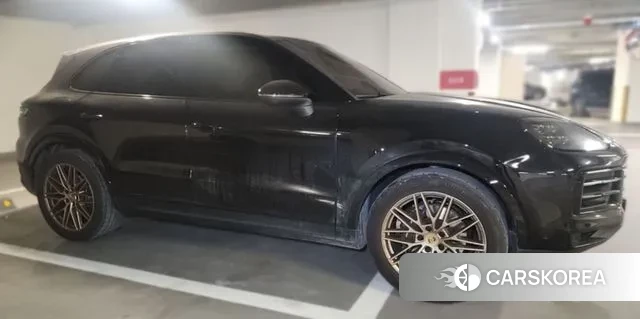 Porsche Cayenne (PO536) 2023 Черный из Кореи, фото 4