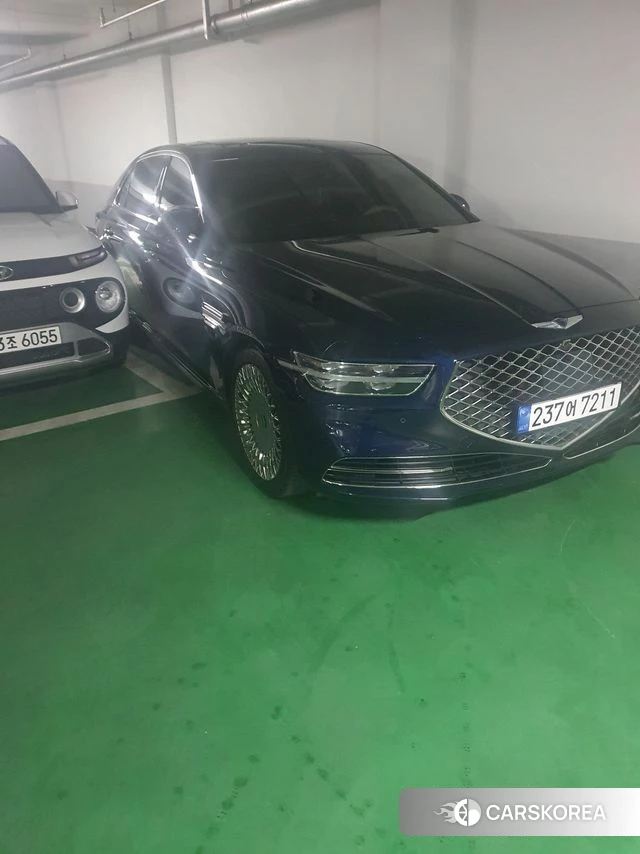 Genesis G90 2020 Синий нефрит из Кореи, фото 6