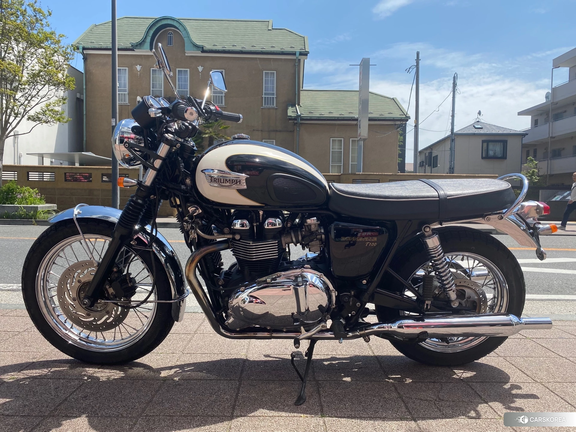 Triumph BONNEVILLE T100 2010 из Японии, фото 4