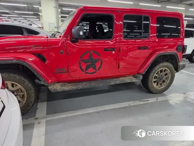 Jeep Wrangler (JL) 2021 Красный из Кореи, фото 4