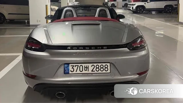 Porsche 718 Boxster 2021 Серебряный из Кореи, фото 4