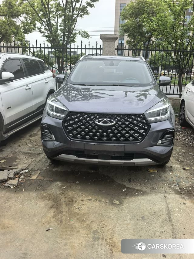 Chery Tiggo 5x 2023 Темно-серый из Китая, фото 4