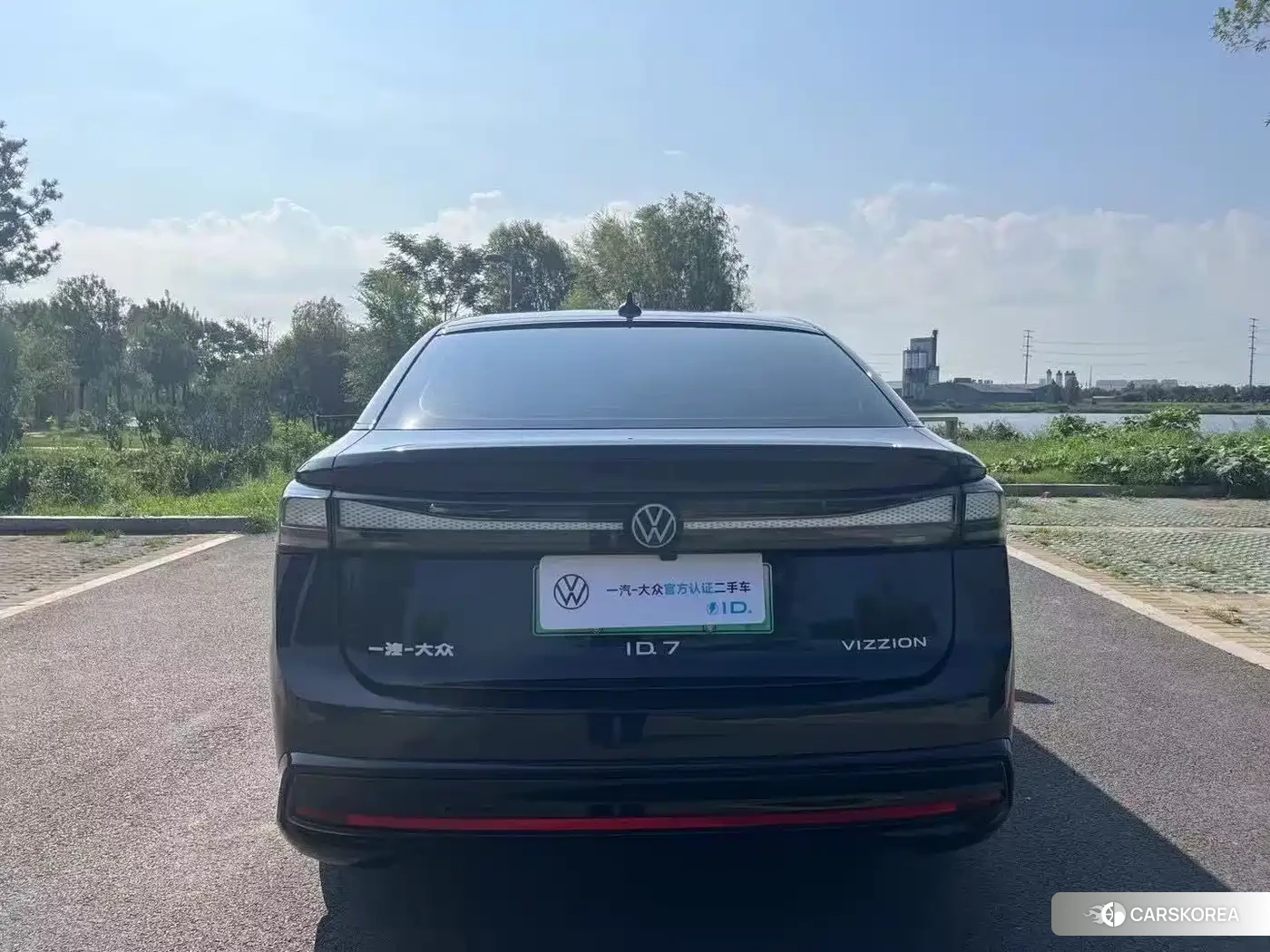 Volkswagen ID.7 VIZZION 2023 Синий из Китая, фото 4