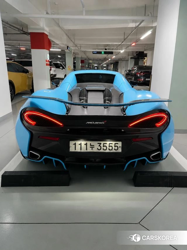 McLaren 570S 2018 Серебристо-серый из Кореи, фото 4