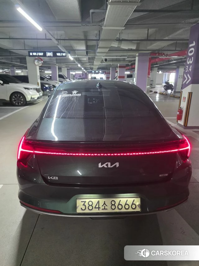 Kia K8 Hybrid 2022 Темно-зеленый из Кореи, фото 4