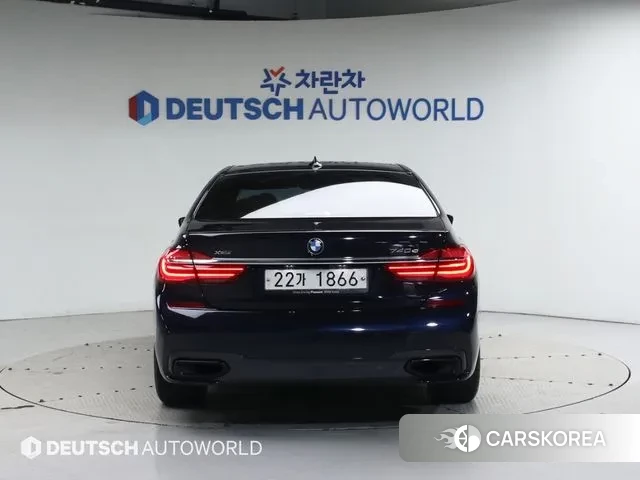 BMW 7 Series (G11) 2018 Синий из Кореи, фото 6