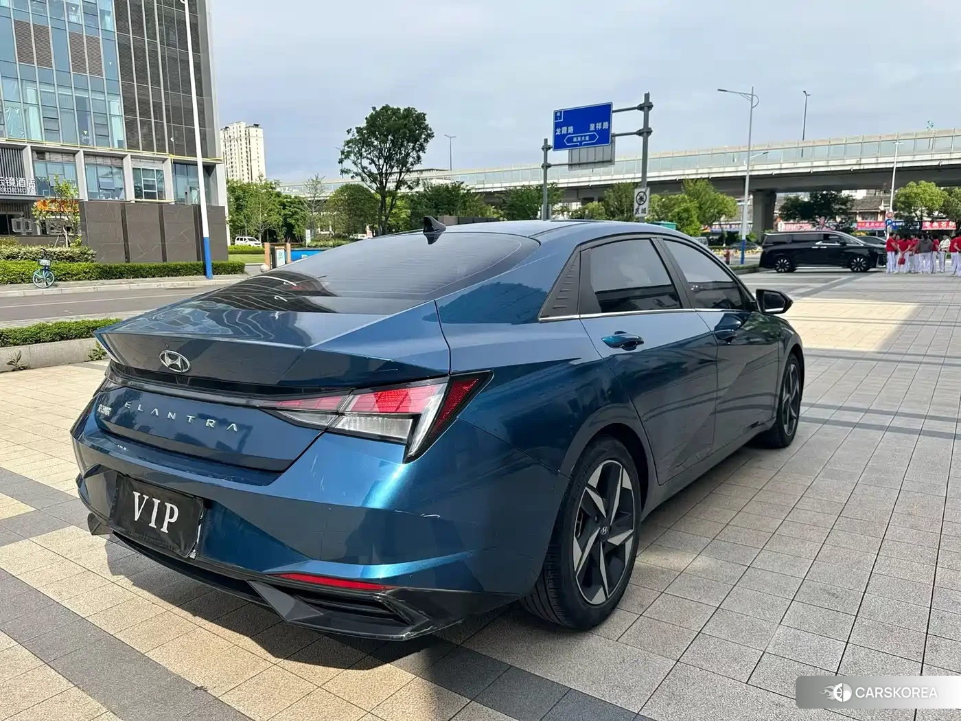 Hyundai Elantra 2022 Синий из Китая, фото 4
