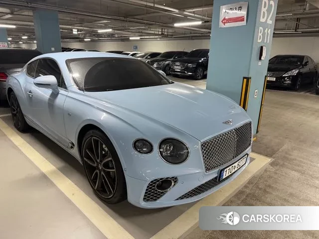 Bentley Continental GT 3rd Generation 2021 Небесно-голубой из Кореи, фото 4
