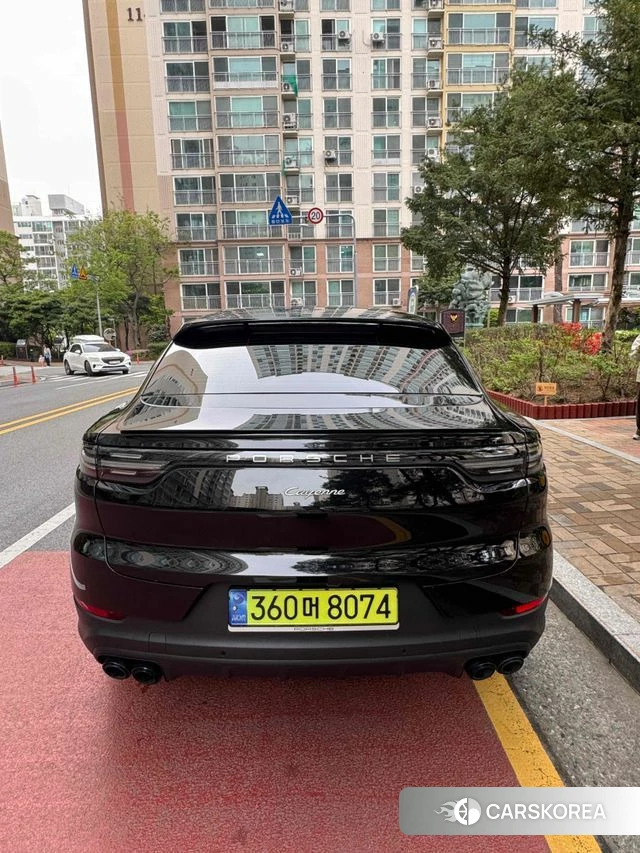 Porsche Cayenne (PO536) 2022 Черный из Кореи, фото 4