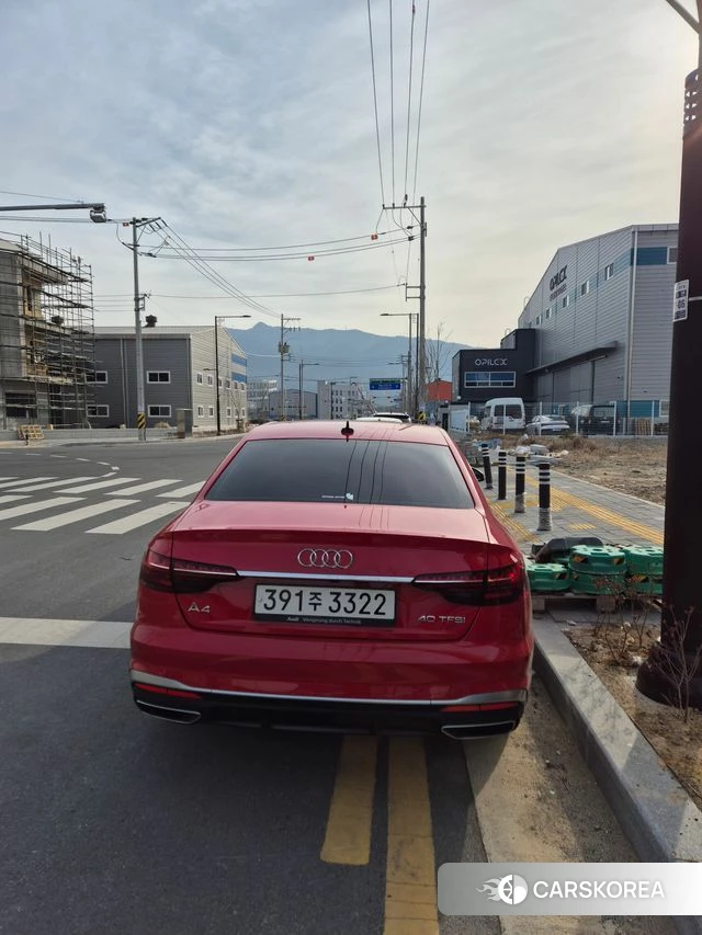 Audi A4 (B9) 2023 Красный из Кореи, фото 4