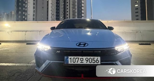Hyundai The New Avante (CN7) 2026 Небесно-голубой из Кореи, фото 6