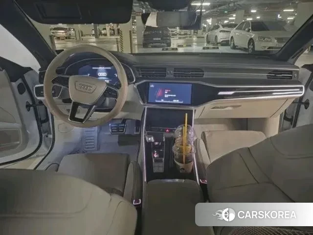 Audi A7 (4K) 2021 Белый из Кореи, фото 4