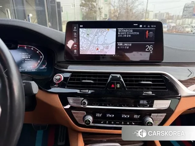 BMW 5 Series (G30) 2021 Черный из Кореи, фото 5