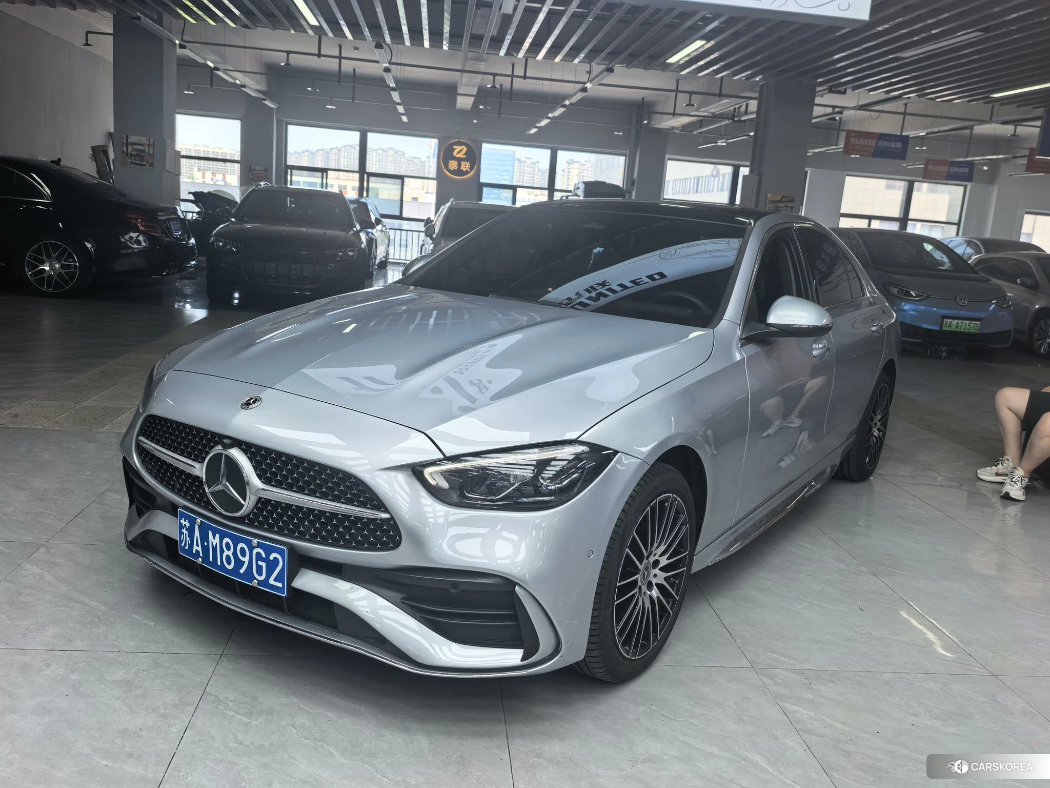 Mercedes-Benz Class C 2021 Серебристо-серый из Китая, фото 4