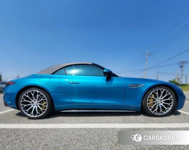 Mercedes-Benz SL-Class R232 2023 Синий из Кореи, фото 5